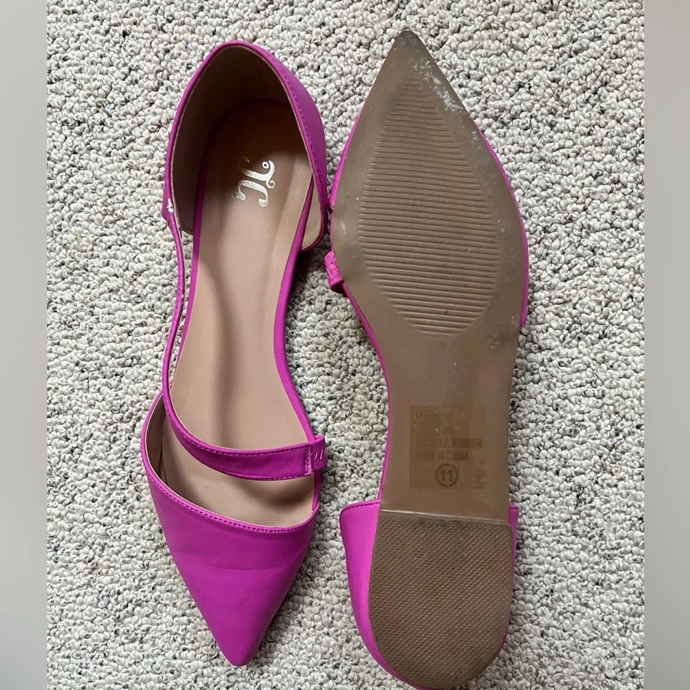 Journee Collection Pink Flats Sz 11